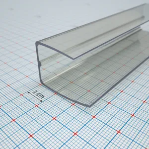 PC U profil víztiszta 16 mm / 2100 mm