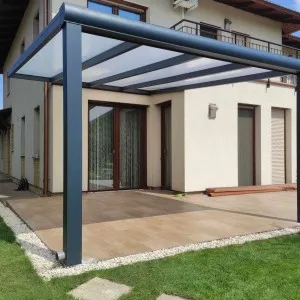 Polystrong Terasz 206x306 cm RAL7016 - opál 16 mm üPC