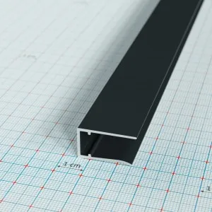 PolyfiX U10 végzáró profil antracit (RAL7016) / 6320